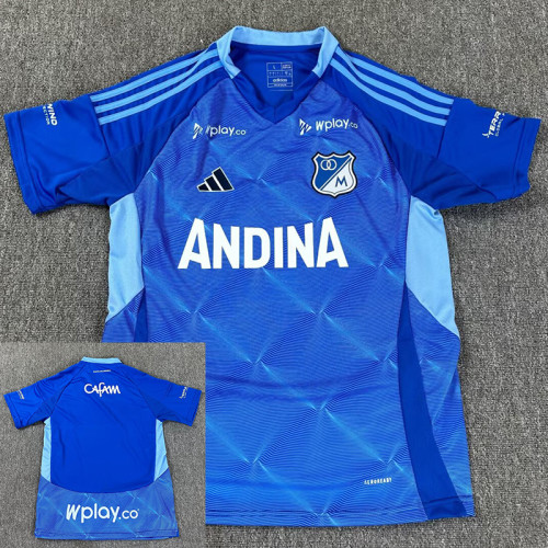 25/26 Millonarios FC Home Fans Soccer Jersey 百万富翁