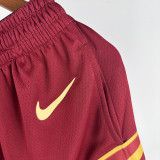 23/24 Cleveland Cavaliers Red Away Top Quality NBA Pants