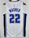 22/23 Magic WAGNER #22 White Home Top Quality Hot Pressing NBA Jersey