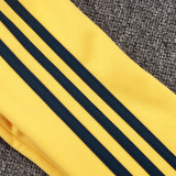 24/25 RMA Whit& Yellow Hooded  Tracksuit (Add Fluff) # F608加绒