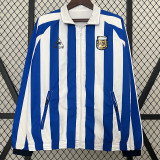 24/25 Argentina White & Blue Stripe Retro Double Sided Windbreaker (双面风衣)