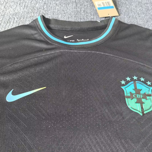 22/23 Brazil Black Special Edition Fans Soccer Jersey