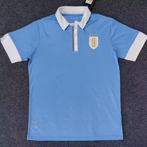 24/25 Uruguay Blue Polo Special Edition  Fans Soccer Jersey