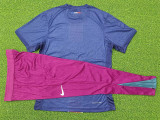 24/25 PSG Home Player Version Suit Soccer Jersey（Purple pants）紫裤