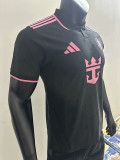 25/26 Inter Miami Black Player Version  Polo Shirts