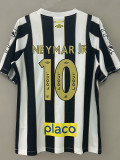 24/25 Santos FC Away Fans Soccer Jersey(Print All Sponsor#10)(全广告 、NE YMAR JR#10号)