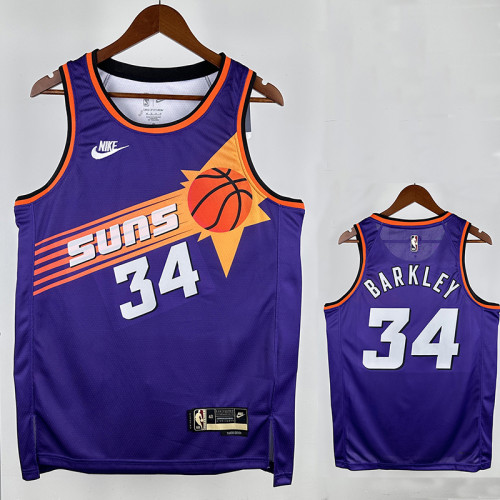 22/23 SUNS BUCKLEY #34 Blue Top Quality Hot Pressing Retro NBA Jersey