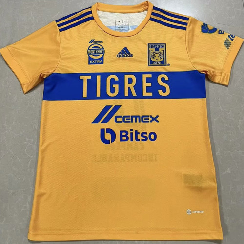 2023 Tigres UANL Yellow Champion Edition Fans Soccer Jersey