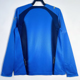 2006 Italy Home Long Sleeve Retro Soccer Jersey