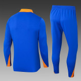 24/25 Netherlands Blue Half Pull Tracksuit  (半拉链)