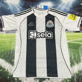 25/26 Newcastle Home Fans  Soccer Jersey