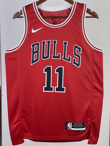 22/23 BULLS DEROZAN #11 Red Top Quality Hot Pressing NBA Jersey