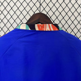 24/25 ARS Blue Oil painting collage painting collage Double Sided Windbreaker (双面风衣)