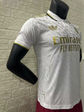 24/25 RMA White Steel Pattern Edition Player Version Soccer Jersey
