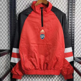 24/25 ARS Red &Black Half Pull  Windbreaker(黑袖）