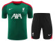24/25 LIV Green Training Short Suit(绿色红肩）