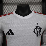 24/25 Flamengo Away  Long Sleeve Player Version Soccer Jersey