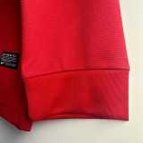 2013/2014 Man Utd Home Long sleeve Retro soccer jersey (长袖)