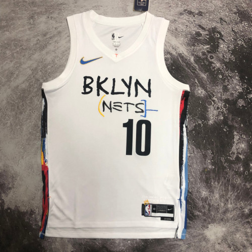 22/23 NETS SIMMONS #10 White City Edition Top Quality Hot Pressing NBA Jersey
