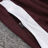 24/25 Bayern Red Polo Collar Pants Set(C1119)