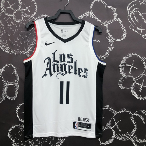 CLIPPERS WALL #11 White Top Quality Hot Pressing NBA Jersey