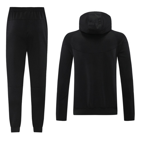 24/25 BAR Black  Hooded Jacket Tracksuit#01
