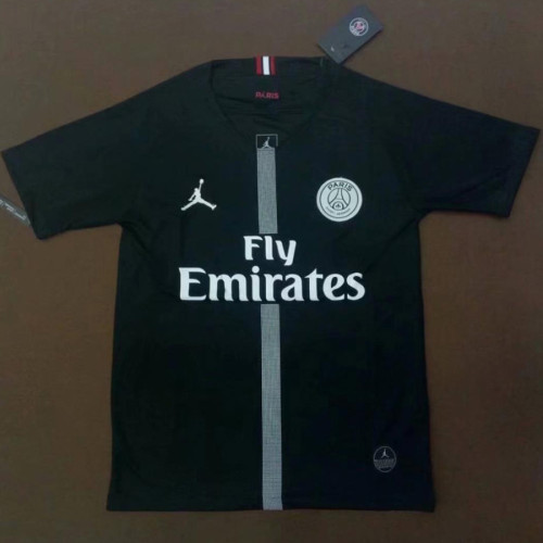 2018/2019 PSG  Jordan Black Retro Soccer Jersey