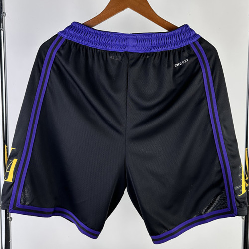 23/24 LAKERS Black City Edition Top Quality NBA Pants
