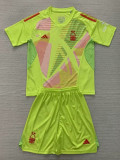 24/25 Nottingham Forest Green Goalkeeper Kids Soccer Jersey