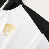 24/25 Pumas UNAM  Black White  Jacket Tracksuit