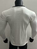 25/26 Germany White 125th Anniversary Edition  Long Sleeve  Player Version Soccer Jersey