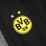 24/25 Dortmund Black Half Pull Tracksuit  (半拉链)