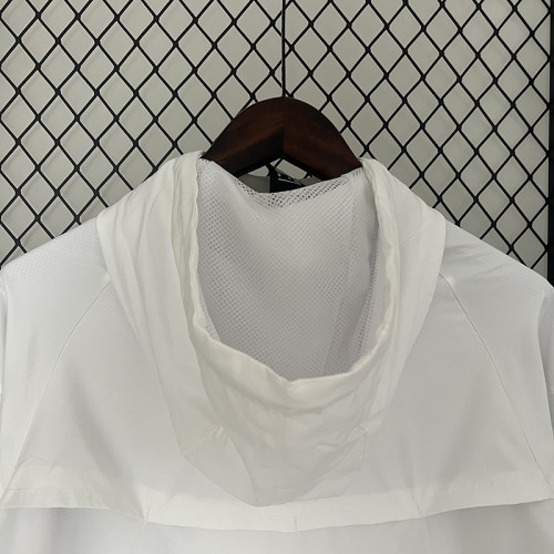2004 Brazil White Windbreaker(连帽）