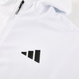 24/25 NM05 White Hooded Jacket Tracksuit