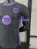 25 /26 BAR Black Purple Special Edition Player Version Soccer Jersey(紫色大胸花）