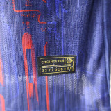 25 /26 BAR Purple Special Edition Player Version Soccer Jersey(胸前字spotify）