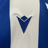 24/25  Real Sociedad Home Kids Soccer Jersey