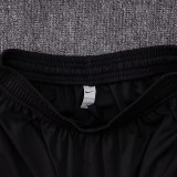24/25  Portugal Black Kids  Half Pull Tracksuit  (童装)(半拉链)
