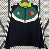 24/25 Man Utd Green & Black Double Sided Windbreaker (双面风衣)