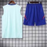 24/25 Spain Light Blue Tank top and shorts suit