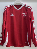 25/26 Internacional Home  Long Sleeve Fans Soccer Jersey