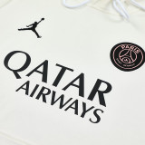 24/25 PSG Beige Hooded  Tracksuit