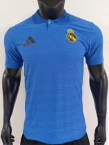 2025 RMA Blue Player Version Polo Shirt 2025 RMA Blue Player Version Polo Shirt
