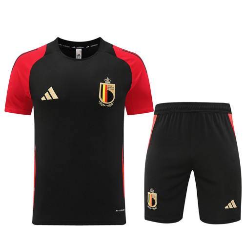 24/25  Belgium Black Training Short Suit