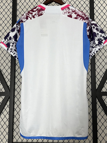 2023 Spain Purple Blue White Fans Soccer Jersey 一星