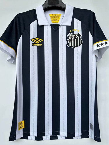 23/24 Santos FC Away 1:1 Fans Soccer Jersey (无广告版)