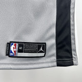 20/21 Sa Spurs DUNCAN #21 Grey Flying Man Edition Top Quality Hot Pressing NBA Jersey（飞人）