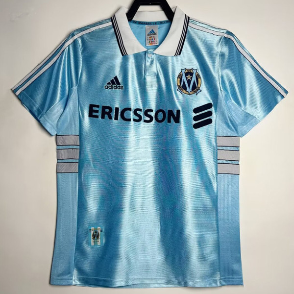 1998/1999 Marseille Away  Retro Soccer Jersey