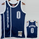 2015/16 OKC WESTBROOK #0 Royal Blue Retro Top Quality Hot Pressing NBA Jersey
