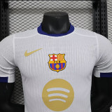 25/26 BAR White  Player Version Soccer Jersey(大胸花）